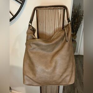 Brown hobo bag